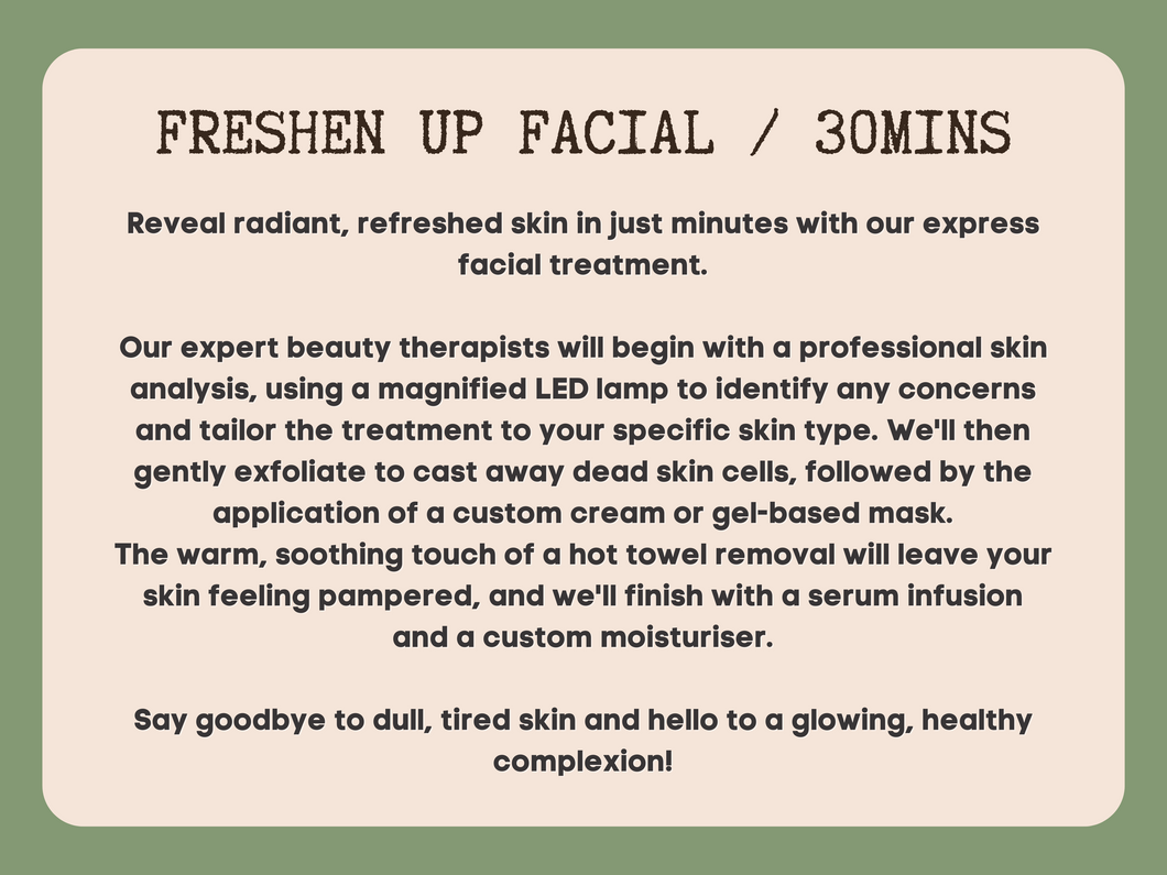 Treatment Gift Voucher - Facials